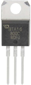 BTA16-800C, симистор (триак) 800 В, 16 А, TO-220AB