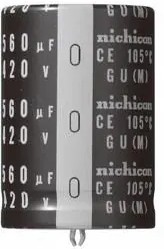 LGU2C391MELY, Aluminum Electrolytic Capacitors - Snap In 160volts 390uF 105c 20x30x10L/S