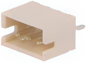 Фото 1/5 B3B-ZR(LF)(SN), Pin Header, ввод сверху, Wire-to-Board, 1.5 мм, 1 ряд(-ов), 3 контакт(-ов), Сквозное Отверстие
