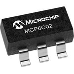 MCP6C02T-100E/CHY , Op Amp, 500kHz 6000 MHz, 2 → 5.5 V, 6-Pin SOT-23
