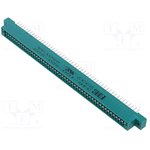346-100-520-202, Card edge; PIN: 100; soldering; for panel mounting,on PCBs; 346