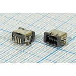 Разъем microUSB розетка, тип , контакты 10C2C, на плату, угловой, SMD, micro USB-3.0S