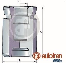 D025352, D025352_поршень суппорта передний!\ Toyota, Lexus RX 00-03