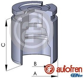 D02593, Поршень заднего суппорта, D=41mm, L=51,1mm, VAG (Lucas)