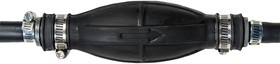 Фото 1/4 Насос для ручной перекачки топлива Груша 1.5 м с клапаном, черная AIRLINE AEAT202