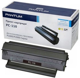 Тонер-картридж Pantum PC-110 P2000/P6005/P1000/ P2050/P5000/P5005/P6000 Bk, 1,5k