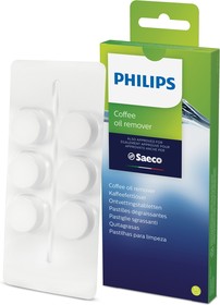 Фото 1/4 Средство для очистки от кофейных масел Philips 6 таблеток по 1,6 г (CA6704/10)