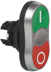 L61QA21, Double Pushbutton, Momentary Function, Pushbutton, Green / Red
