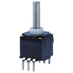 07R3424, 07R Series Selector Switch, Vertical, Non-Shorting, Spindle Shaft, 1 Poles, 4 Positions, 36°
