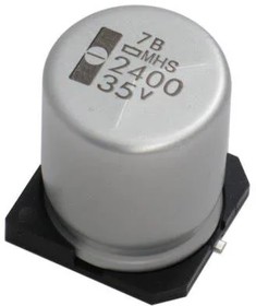 EMHS101ARA111MKE0S, Aluminum Electrolytic Capacitors - SMD 100VDC 110uF Tol 20% 12.5x13.5mm AEC-Q200