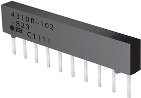 4309R-101-473LF, Resistor Networks & Arrays 9pin 47Kohms Bussed Low Profile