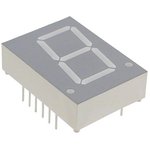 HDSP-N103, Дисплей: LED, 7-сегментный, 20мм, 0,8", II.зн: 1, красный, катод