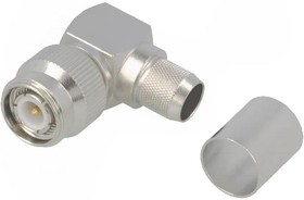 Фото 1/4 J01010A0065, Plug Cable Mount TNC Connector, 50Ω, Solder Termination, Right Angle Body