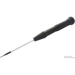 T4880XES08, Screwdriver, Slotted, Electronic, ESD, 60 mm Blade, 0.8 mm Tip, 157 mm Overall