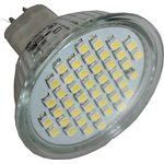 GU 5.3 (SMD) Светодиодная лампа (24 диода) 2W/220V/MR16/4100K 903009