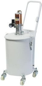 ER-44002, Нагнетатель смазки (солидолонагнетатель) пневматический автоматический с емкостью 20л ЭВРИКА