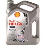 550040542, SHELL 5W30 (4L) Helix HX8 Synthetic_масло моторное!\ACEA A3/B3/B4 ...