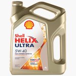 550040755, Масло моторное SHELL Helix Ultra 5W-40 4л.