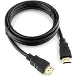 Кабель HDMI Cablexpert 19M/19M, v2.0, медь, позол.контакты, экран, 1.8м, черный ...