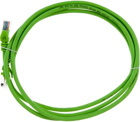 Коммутационный шнур патч-корд ITK кат.5Е UTP, 2м, зеленый PC02-C5EU-2M