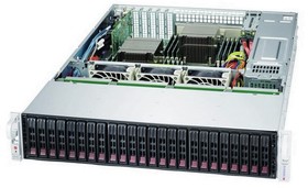Корпус SuperMicro CSE-216BE2C-R920LPB 2U, 24x 2,5" HS SAS/SATA (Dual SAS3 Expander - SFF 8643), 2x920W (80PLUS platinum).