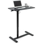 Компьютерный стол Bliss с газлифтом, черный, 80x74-115x40 см 12547