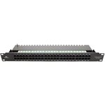 DR-4071, Коммутационная панель кат.3, UTP, 19", 1U, 50хRJ45, USOC, 2 пары, черный