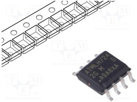 Фото 1/4 AT24CM01-SSHM-B, Память, EEPROM, I2C, 128Кx8бит, 1,7-5,5В, 1МГц, SO8