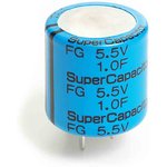 FG0V155ZF, Supercapacitors / Ultracapacitors 3.5V 1.5F -20/+80% LS=5.08mm