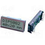 EA DIPS082-HN, LCD Character Display Modules & Accessories Yel/Green Contrast ...