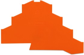 281-366, Торцевая пластина, 1 мм, оранжевая