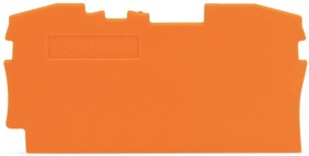 Фото 1/4 2006-1292, Торцевая пластина, 1 мм, оранжевая