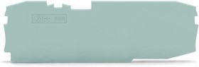 Фото 1/2 2006-1691, Торцевая крышка, для использования с клеммными колодками TOPJOB, серого цвета