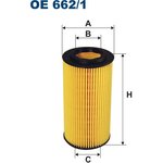 Oil filter FILTRON OE662/1