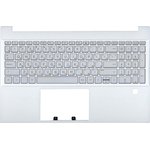 Клавиатура (топ-панель) для ноутбука HP Pavilion 15-EG 15-EH серебристая с ...