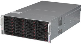 Корпус SuperMicro CSE-847BE2C-R1K28WB 4U, 36 x 3.5" SAS HDD, тип совм. мат.плат: 12"x10", 13.68"x13", 9.6"x9.6