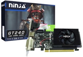 Фото 1/4 Видеокарта Ninja (Sinotex) Ninja GT240 PCIE (96SP) 1G 128BIT DDR3 (DVI/HDMI/CRT)