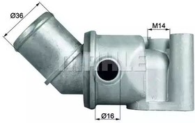 TI13488, Термостат RENAULT CLIO II(1.9D) 98-, KANGOO(1.9D) 00-, MASTER II(1.9D) 00-, MEGANE(1.9D 2.0i) 97-99, MEGANE I(1.9D 2.0i) 96-03, SCE