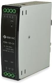 PDRA-120-24, AC/DC Power Supply - 1 Output - PFC, DIN Rail - 24V@5A - 120W