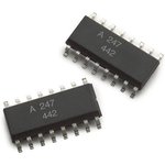 ACPL-247-500E, Transistor Output Optocouplers Phototx Coupler Quad