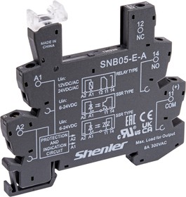 SNB05-E-A, Колодка для реле RNC 6…24VAC/VDC