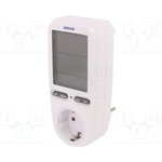 OR-WAT-435-SCHUKO, Контроллер, IP20, 16А, 0-50°C, Дисплей: LCD, 3680Вт