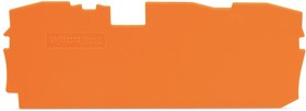 Фото 1/4 2010-1392, Торцевая пластина, 1 мм, оранжевая