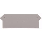 279-316, End and intermediate plate - 2 mm thick - gray