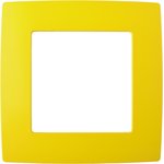 12-5001-21 ЭРА Рамка на 1 пост, Эра12, жёлтый Б0019386