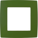12-5001-27 ЭРА Рамка на 1 пост, Эра12, зелёный Б0019392