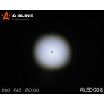 ALED008, Фара светодиодная Airline квадратная 4 LED линза 4D 12W (82 х 75 х 75) ...