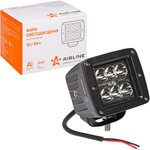 aled009 Square LED Headlight 6 LED Directional Light 18W (82x75x75) 12/24V (ALED009)