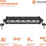 ALED061, Фара светодиодная Airline (балка) однорядная 6 LED направленный свет 9W ...