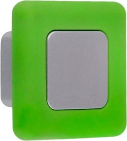 Ручка-кнопка B 050 000 Сатин светлый ТЭП зеленый У8-0529